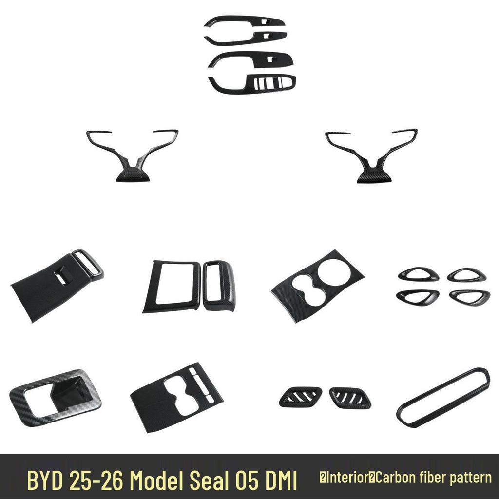 Fits 25-26 Model Seal: Gear Shift Panel, Glass Lifter, Switch Panel, Interior Handle, Steering Wheel Trim.