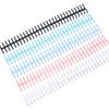 Plastic 30-Hole Loose Leaf Binders Ring Binding A4 A5 A6 For Diy Paper Notebook
