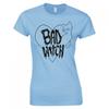 Funny Goth Bad Witch Ladies Skinny Fit Tshirt