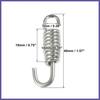 Gancho de Mola para Tubo de Escape de Motor 40mm 157" Aço Inoxidável Tom Prateado