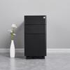 Mobile Metal Filing Cabinet with Lock - Under Desk Office Storage Drawer