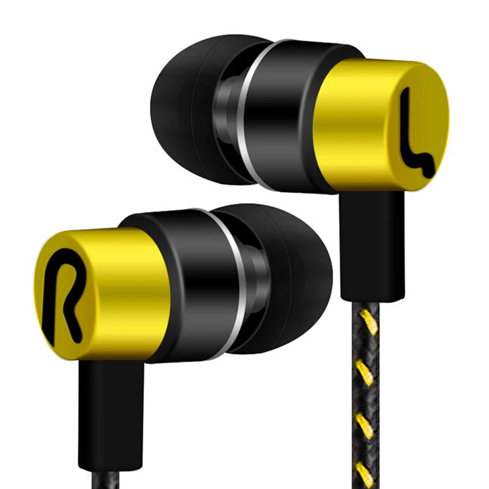 3.5mm Wired Headphones 2 Basic In-Ear Stereo Earbuds Mobile Earphones Superb Bass Stereo Effect Headset