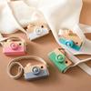 Fotocamera di Moda in Legno Giocattoli per Bebè Ciondolo Blocco per Bebè Giocattoli Montessori per Bambini Regali Fai da Te in Legno Regali per l'Allattamento Giocattoli da Esterno