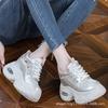 Inner Height Increase New Breathable Dad Shoes Platform Mesh Small Sports and Leisure Shoes