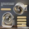 Cordless Electric Fan 4000mah Wireless Portable Air Circulator Fan Desktop Wall Ceiling Air Cooling Cooler Quiet Ventilator
