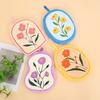 Flower Kitchen Cleaning Towel Tulip Absorbent Dishcloth Fashion Hand Towel Restaurant