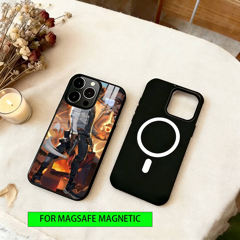 

Pheonix Valorant Phone Case For iPhone17,16,15,14,13,12,11 Plus,Pro Magnetic For Magsafe Wireless Charging iPhone11