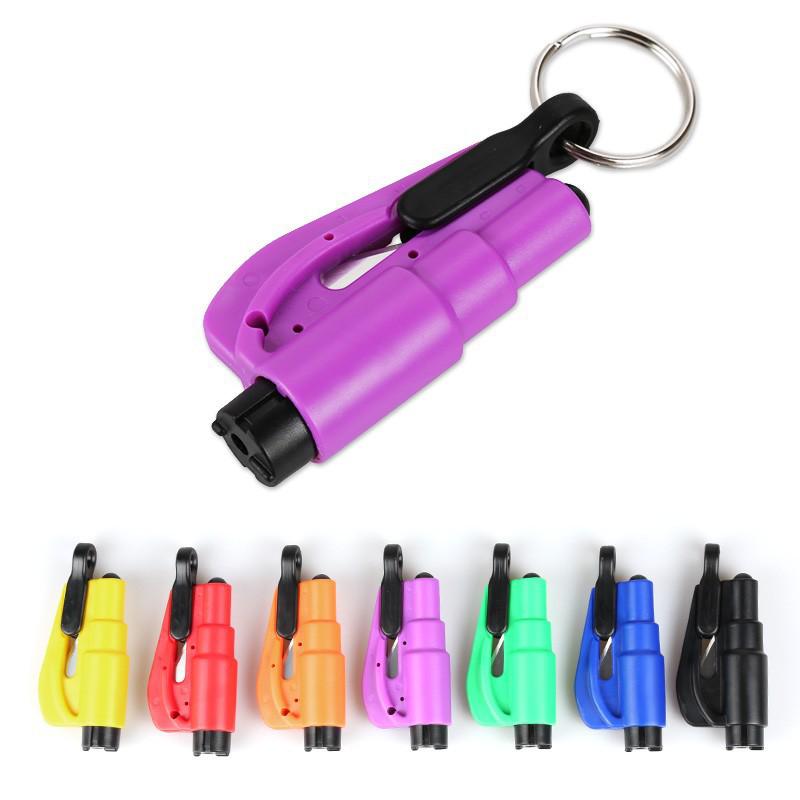 3-in-1 Safety Tool: Whistle, Car Window Breaker, Lifesaving Hammer Keychain
