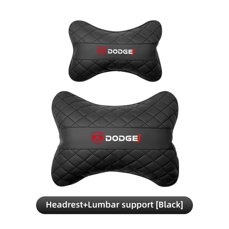 Dodge Autositz Nackenkissen Kopfstütze Lendenwirbelstütze Zubehör Für Dodge Challenger Charger Journey Ram Durango SRT Dart Journey U666