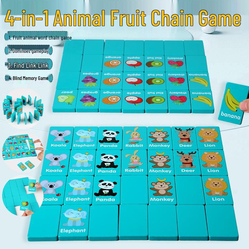 Link Match Staffelspiel: Pädagogisches Domino-Schach für Kinder - Logik- und Denktrainingsspielzeug.