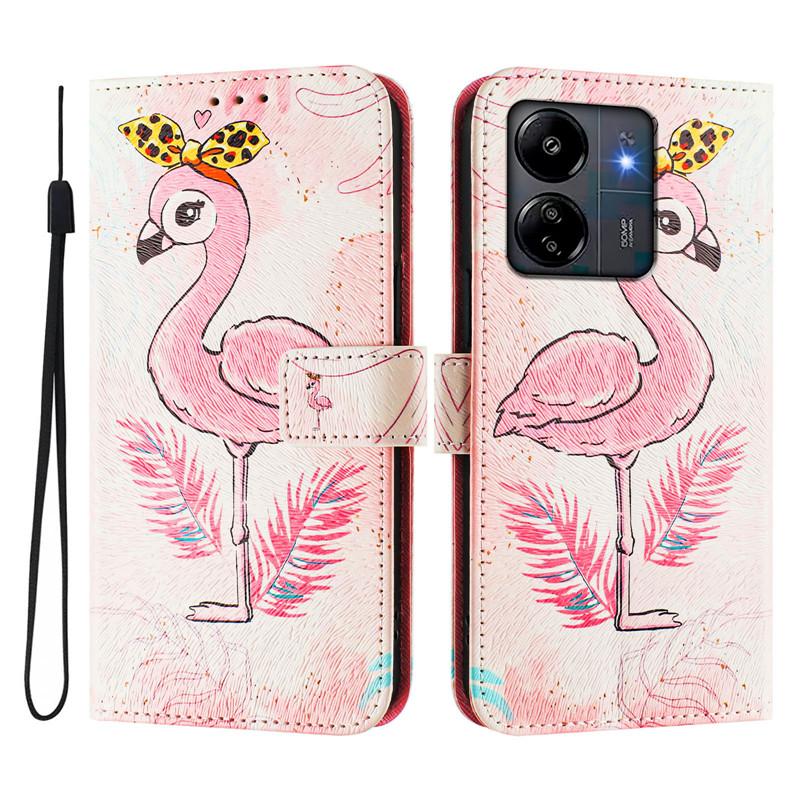 Luksusowe etui z klapką ze skóry dla Xiaomi Redmi 13C Klapka na dla Xiomi Redmi 13C 4G 5G Redmi13C Portfel Etui z kwiatami Etui 202