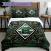 3pcs Duvet Cover Set (1*Duvet Cover + 2*Pillowcase, Without Core), Borussia Monchengladbach Print Bedding Set, Bedroom Decor, All‑Season, Birthday Gif