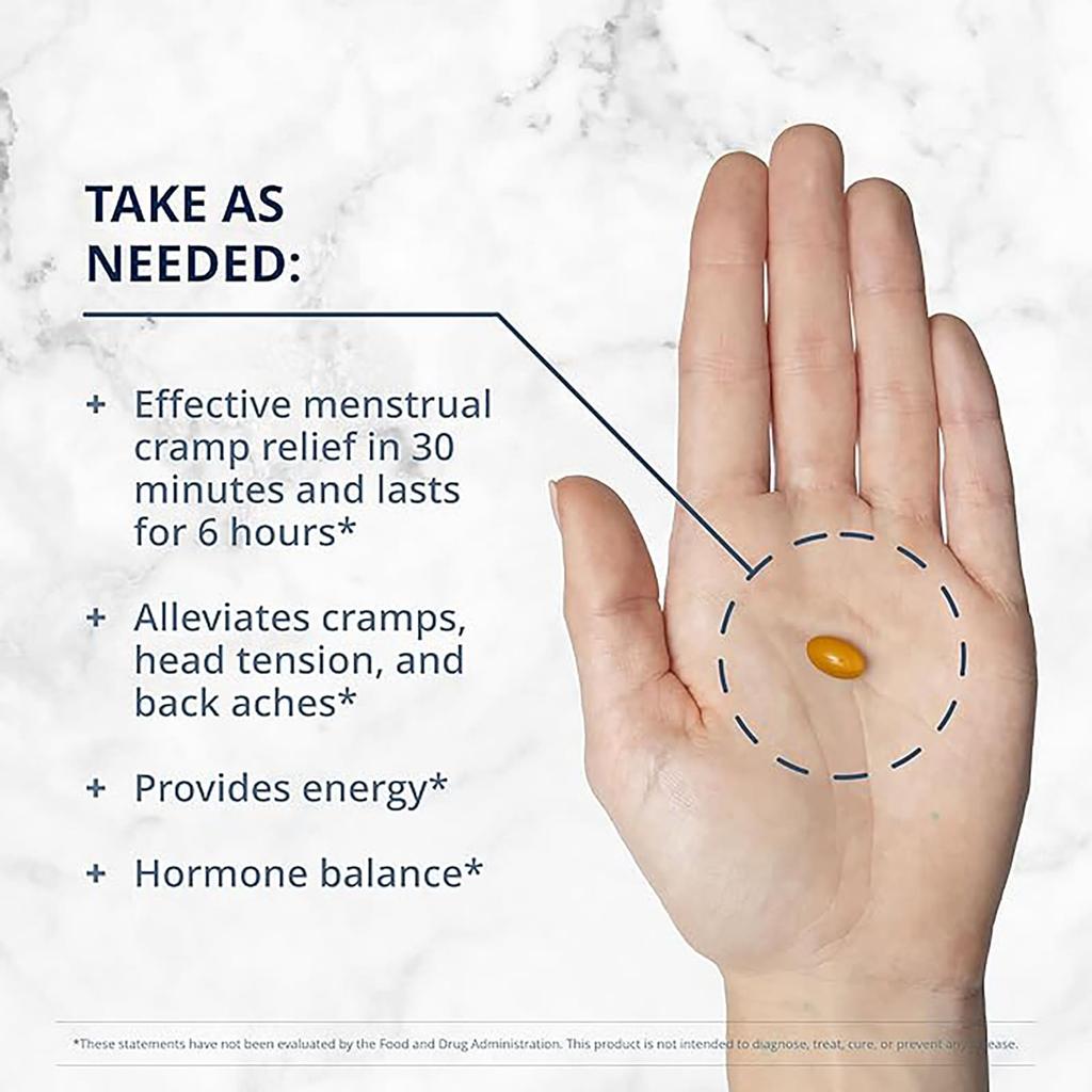 Metagenics, HerWellness™ Menstrual Fast Relief, 20 Softgels