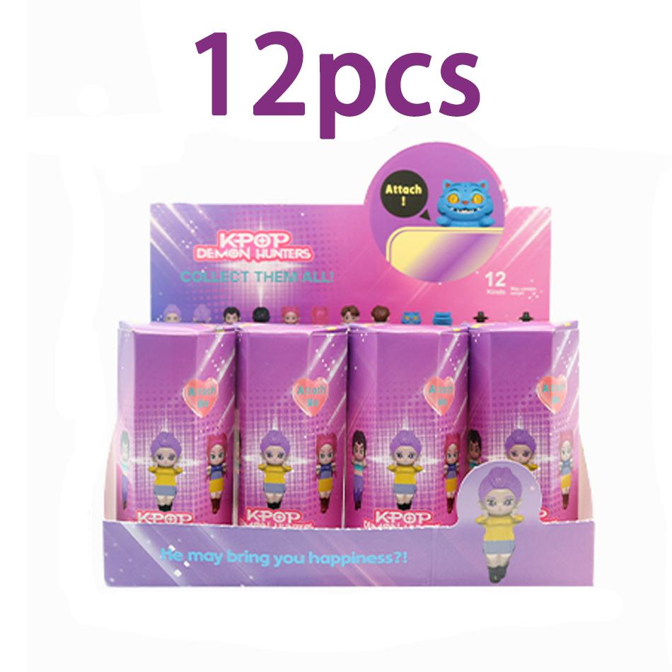 K Pop Demon Hunters Collectible Mini Figures Blind Box Derpy Tiger Rumi Mira Zoey Sussy Doll Fan Gift Christmas Birthday Gift