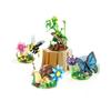Children's Building Block Toy Simulated Snail Mantis Bee Butterfly Flowers Plants Insects Series Puzzle Set Decoration Gift