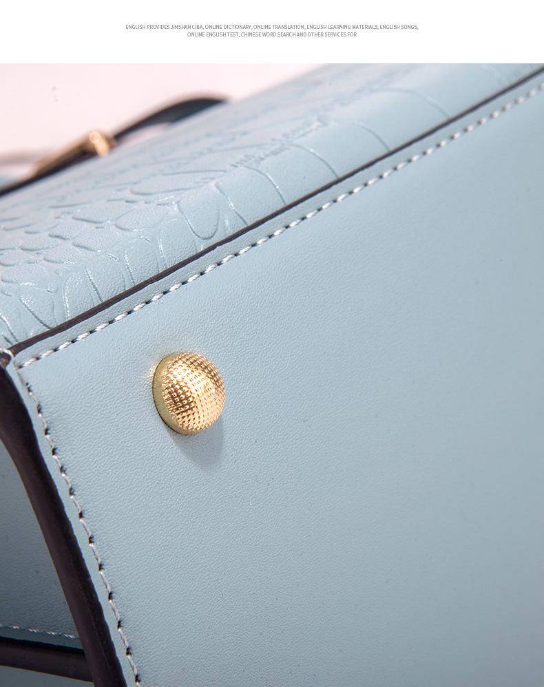 2024 Crocodile Pattern Handbags: Stylish, High-Quality Bags for Fashionable Middle-Aged Women