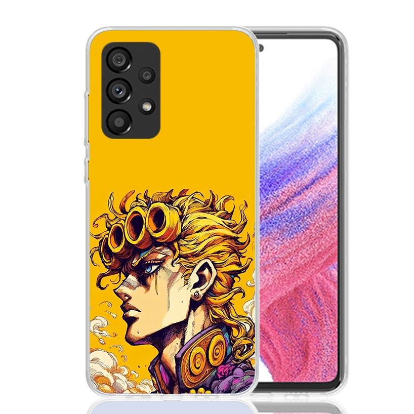 JoJo Adventure Giorno Giovanna Phone Case For Samsung Galaxy A17 A16 A14 A15 A13 A57 A56 A54 A55 A53 A37 A36 A34 A35 A33 A26 A24