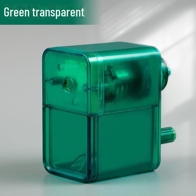 Hand-Cranked Charcoal and Art Pencil Sharpener with Automatic Feeding