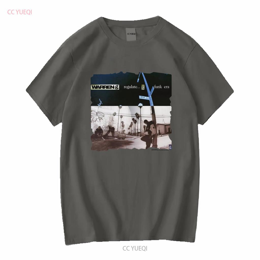 Vintage Warren G Regulate Funk Era 1994 Rapové tričko Velké Černé Opotřebované Vzácné dlouhý nebo krátký rukáv vintage Mírně vyprané