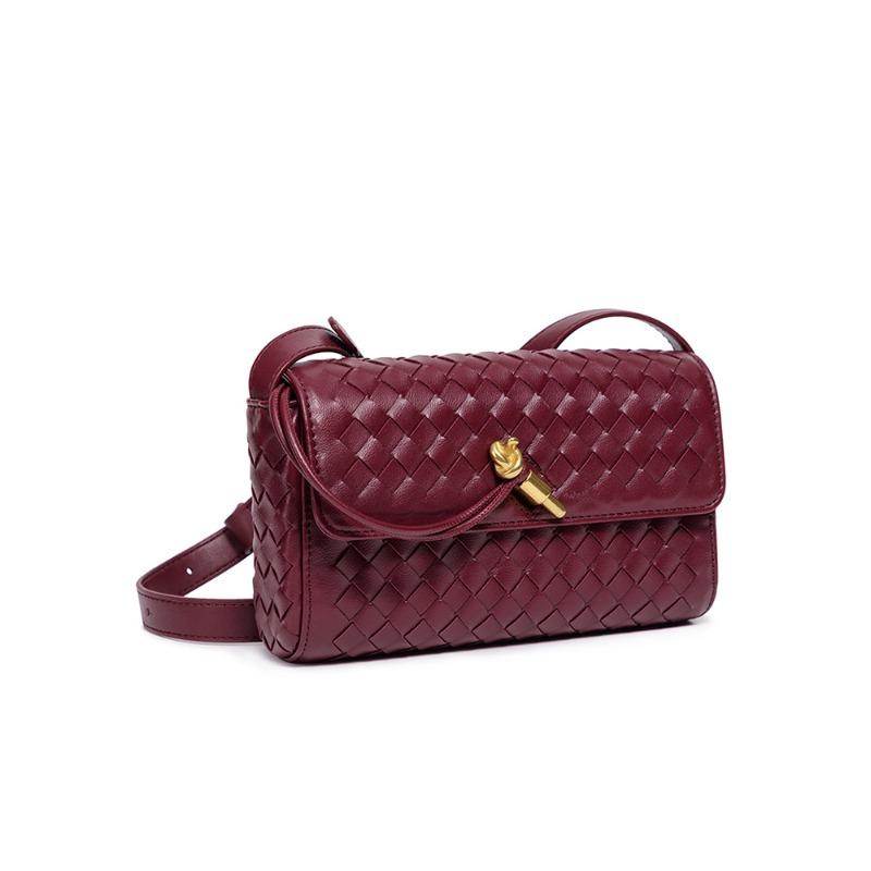 Niche Woven Single Shoulder Clutch Bag Diagonal Span Bag Small Square Bag Women's Tide Bag Versatile Daily Messenger