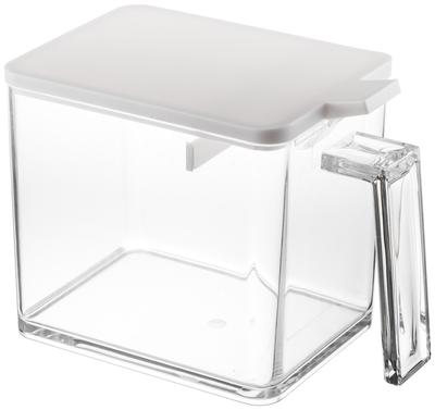 Yamazaki Jitsugyo (Yamazaki) Seasoning Stocker Aqua L White 2889