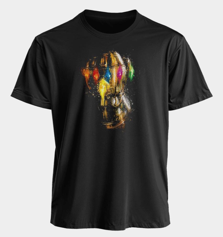 Herren- und Damen-T-Shirts Infinity Gauntlet Sommer Amerikanisch Frühling und Herbst Sport und Fitness Übergroß Kurzärmlig