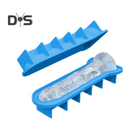 Ice Tray Mold Pennis Shape Thick Leakproof Easy Release DIY Drinks Ice Cube Mold Party Ice Maker Chilling Whiskey Cocktails Make Ice Block