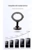 Magnetic Rotating Phone Holder for Car Dashboard - Strong Zinc Alloy with Magsafe Back Sticker