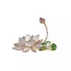Chinese-style Lotus and Lotus Pod Brooch, High-end and Elegant Freshwater Pearl Brooch Pin, Suit Cheongsam Accessory