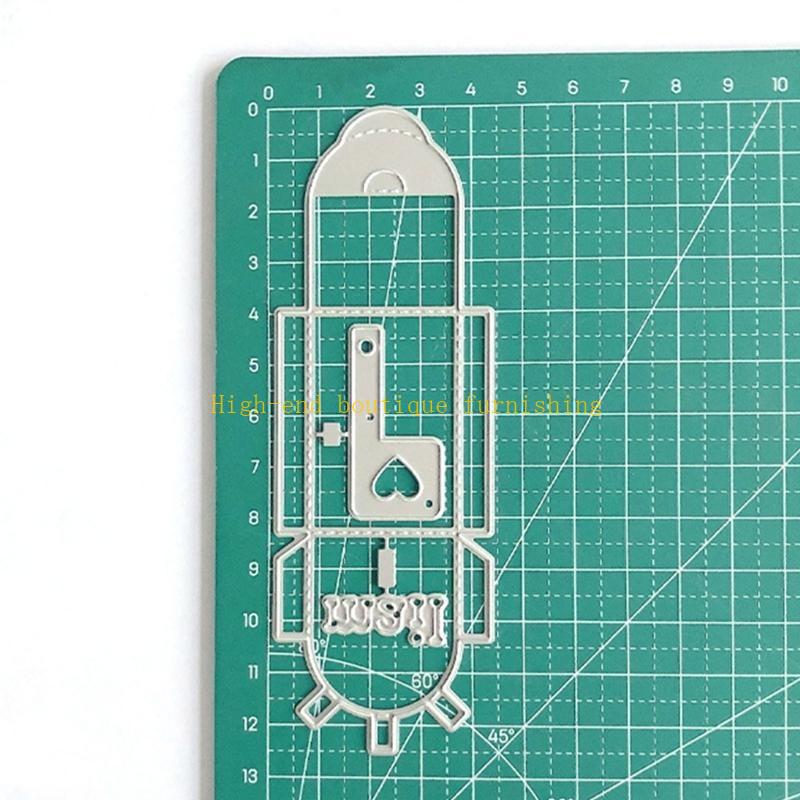 3D Stereo Mailbox Box Cutting Dies Cuts Stencils Metal Die Cuts Templates Molds for Scrapbooking Card Making Decoration China Mainland