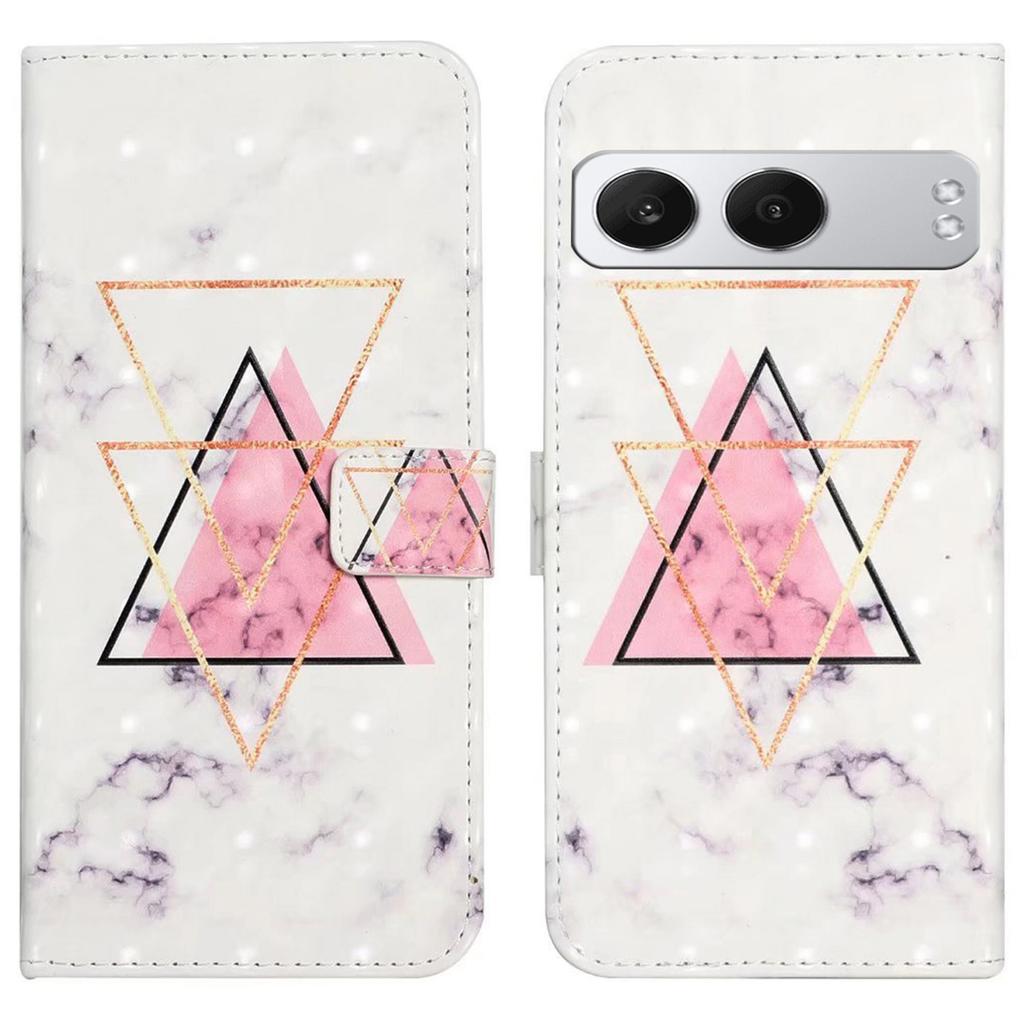 For OnePlus Nord 4 Case 3D Creative Pattern PU Leather Stand Phone Cover