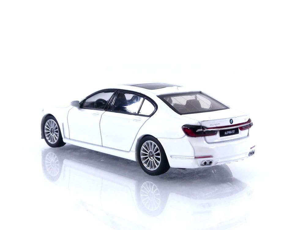 TrueScale Miniatures MINI GT 164 BMW Alpina B7 xDrive Alpine White Left-hand Drive Finished Product