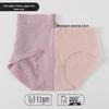 Fenteng Women's High-Waist Silk Blend Lace Briefs 3-Pack