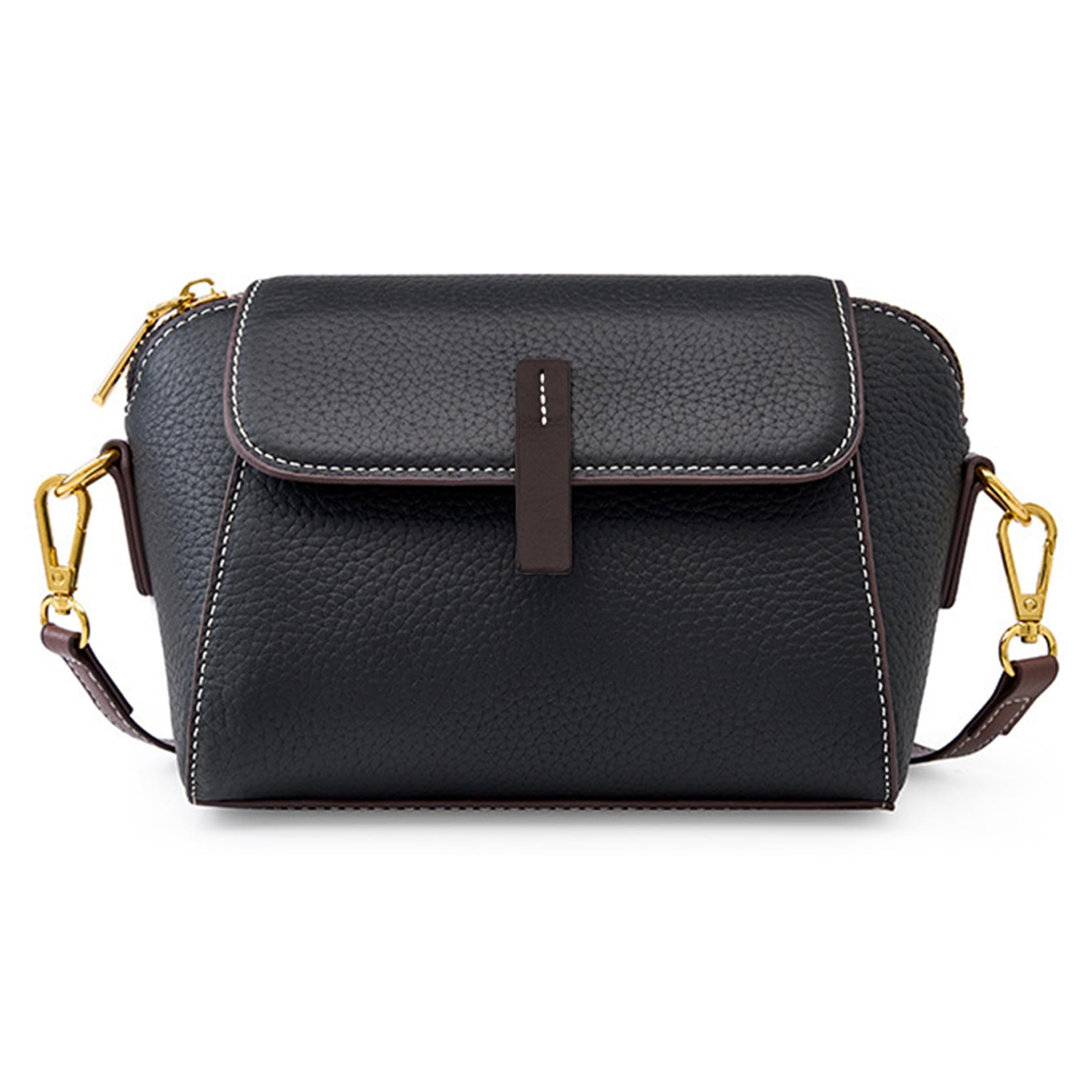 

Bearneko Women s Shoulder Bag, Genuine Leather, Crossbody, Lightweight, Small, Waterproof, with Wallet and Smartphone Pouch, Fashionable Gift for