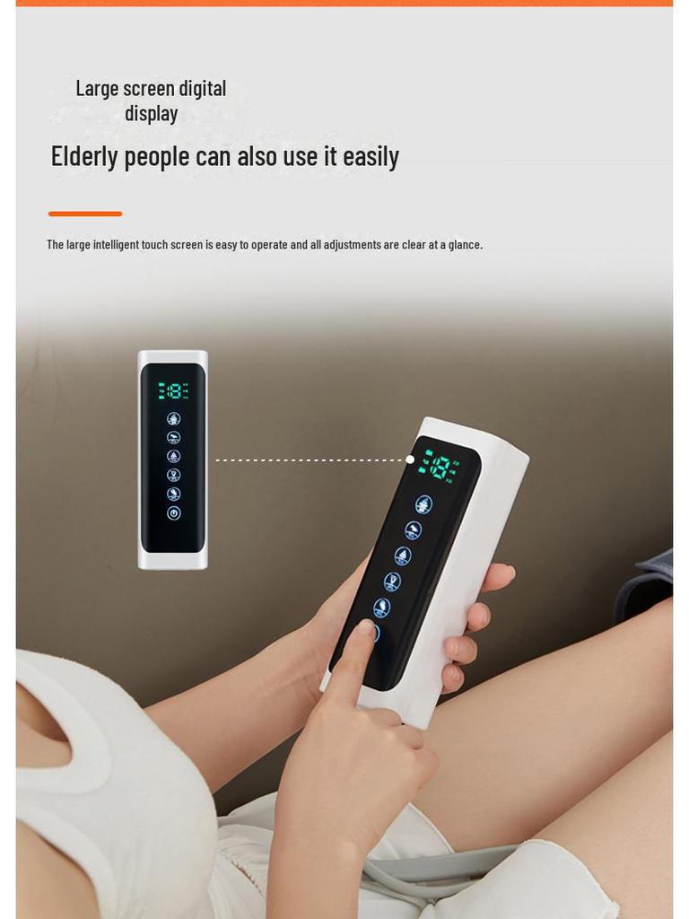 Air Wave Beinmassagegerät: Heißkompressen- und Wadenknettherapiegerät für schöne Beine