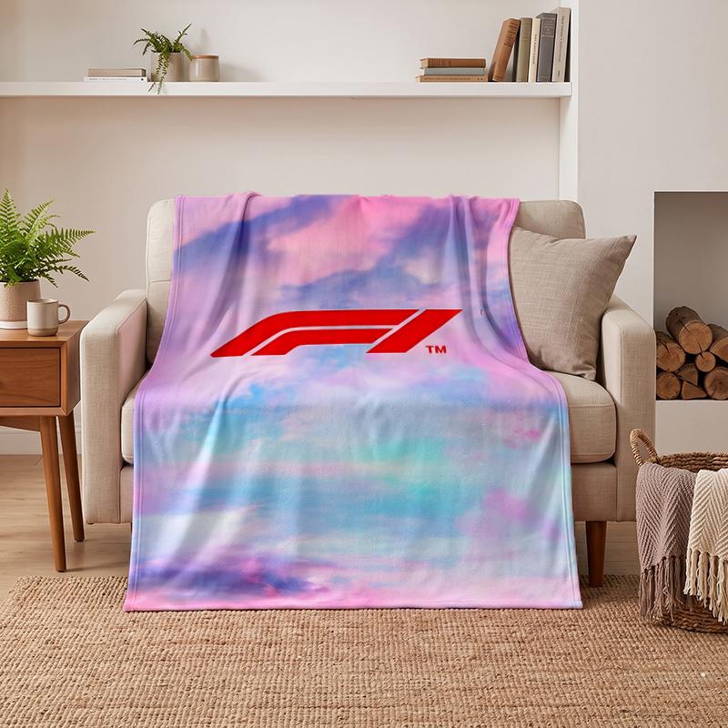 Formula 1 Soft Warm Flannel Blankets Comfortable Blanket for Home Decoration Gifting