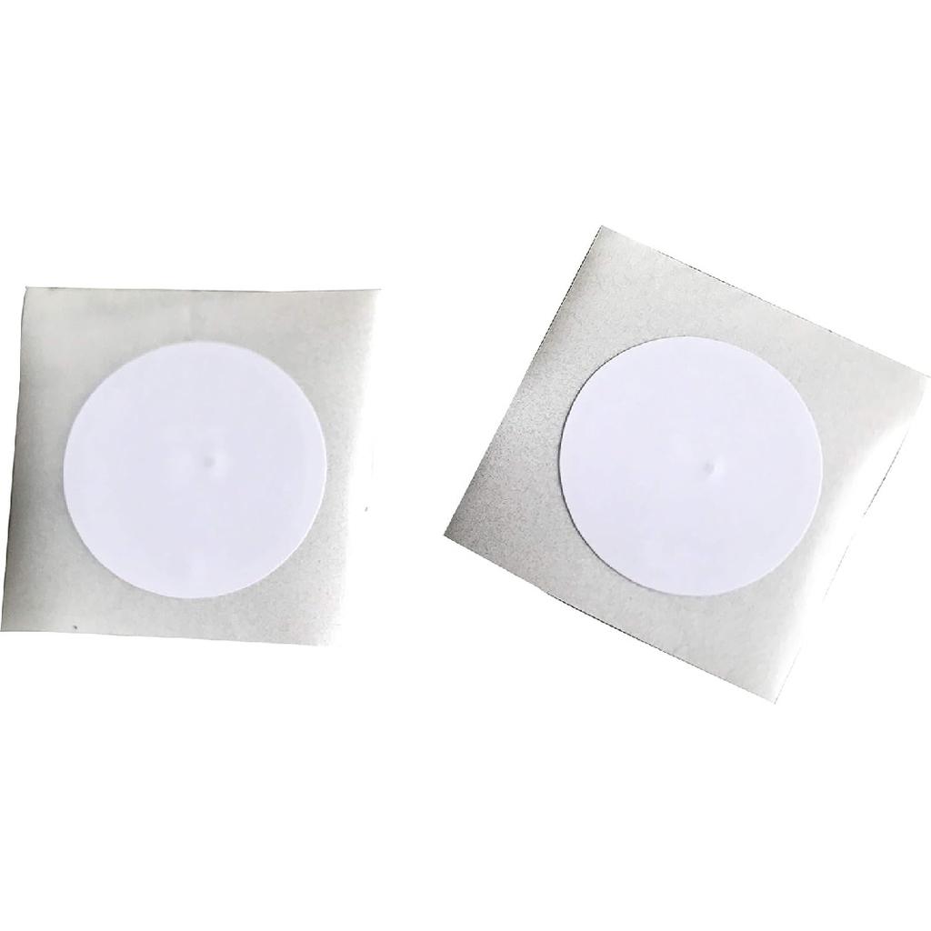 YARONGTECH RFID Sticker tag 13.56mhz Round 25mm Adhesive Back -50pcs