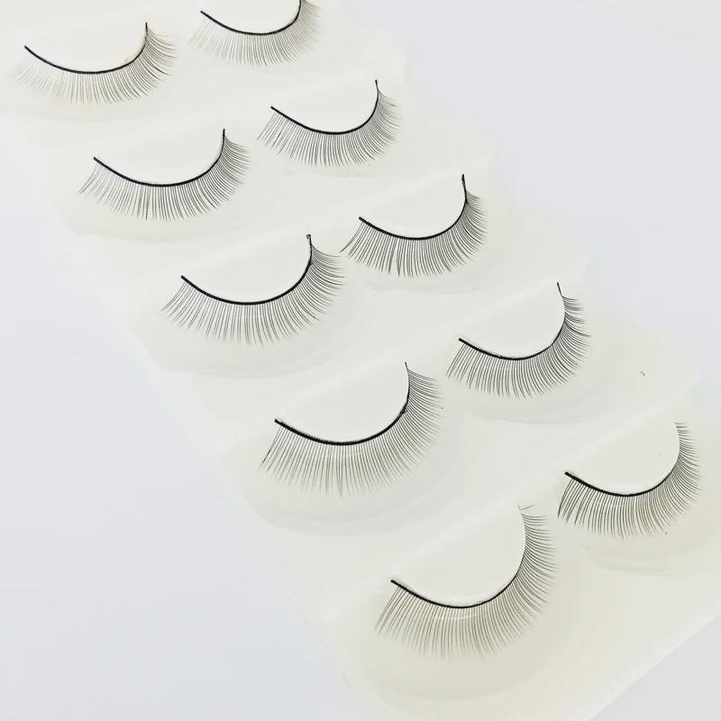 Eyelash Extension Practice Kit: Flat Arc False Lashes (5 Pairs, 8MM & 10MM)