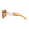 Michael Kors Frame Pattern Plastic Irregular Sunglasses Women's Tortoiseshell