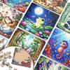 Animal Series 2D Wooden Jigsaw Puzzle - Educational Anime Cartoon Gift for Children