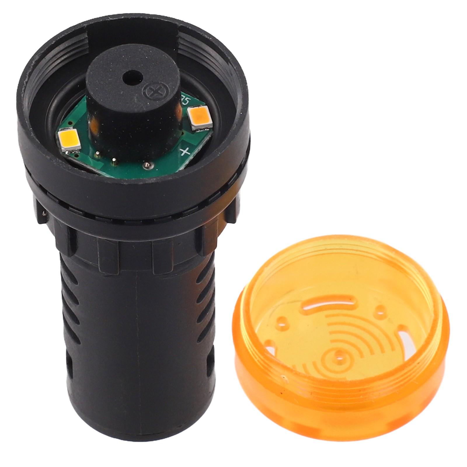 

Совместимость по напряжению AC/DC Сигнал Зуммер Звук Световая сигнализация Yellow ACDC 12V