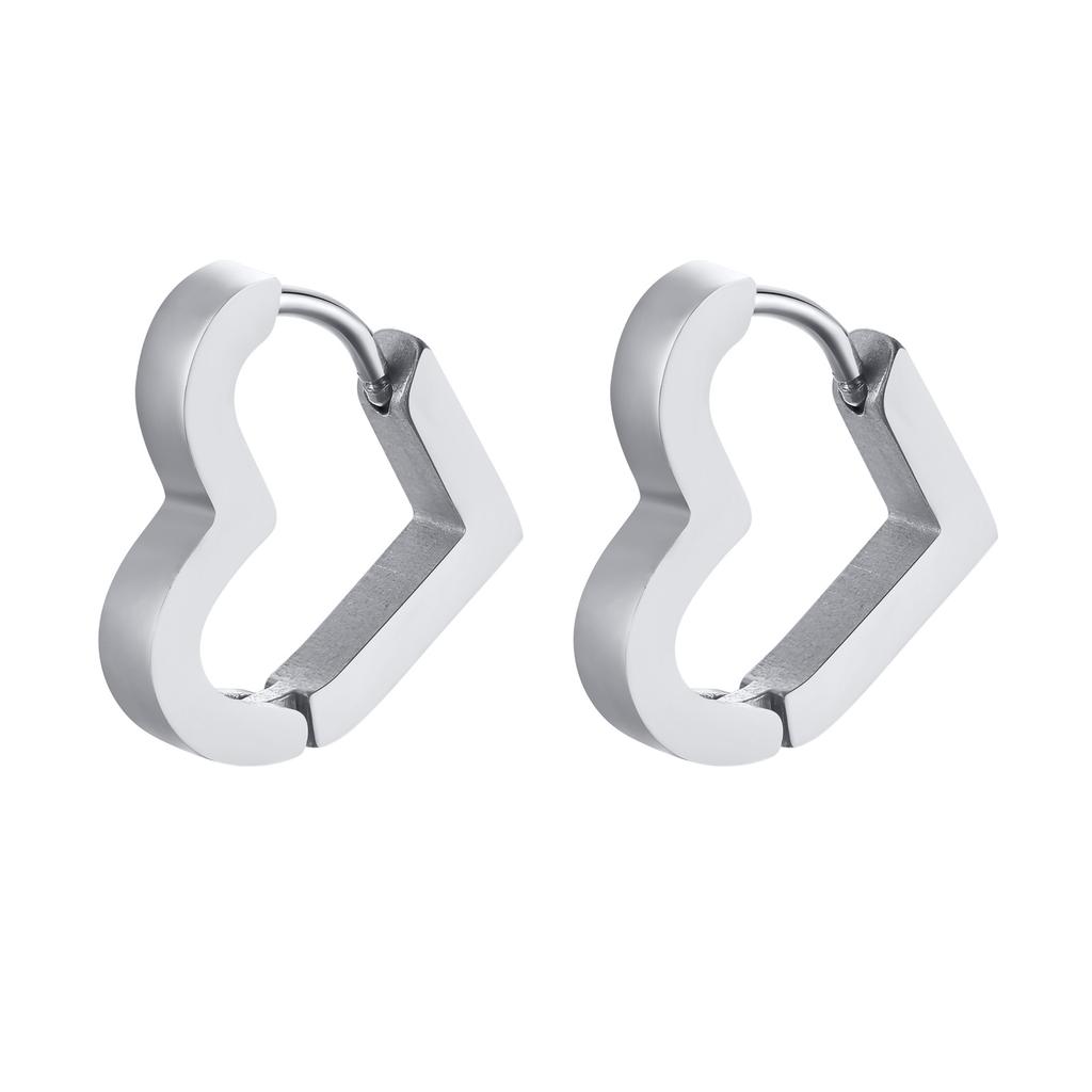 Minimalist Square Hoop Earring for Women Girls Ear Huggie Rectangle Hoops Dangle Stainless Steel Not Allergic