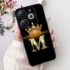 For Infinix Smart 8 Case X6525 Luxury Letters Cover Shockproof Soft TPU Phone Case For Infinix Smart 8 Pro Smart8 HD Shell Coque