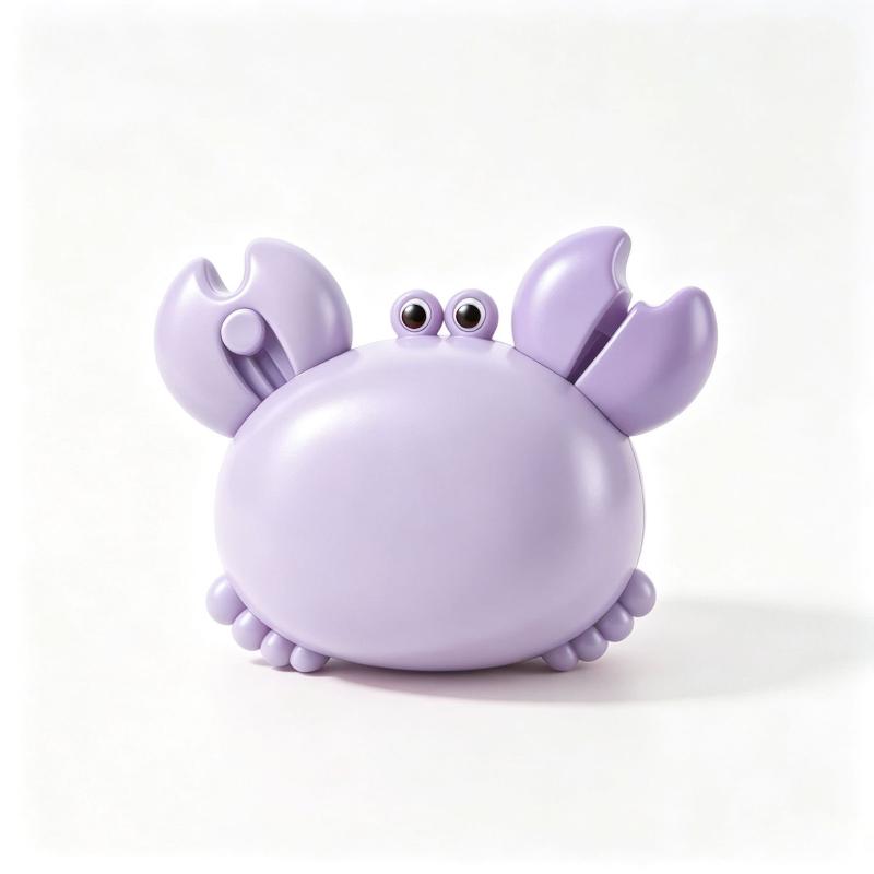 Cute Crab Shaped Multifunctional Bottle Opener With Magnetic Back Built In Mini Scissors Box Cutter For Home Kitchen Daily Use