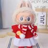 Lapupu 17cm Christmas Doll Clothes: First & Second Gen Sit-Sit Party Sweater