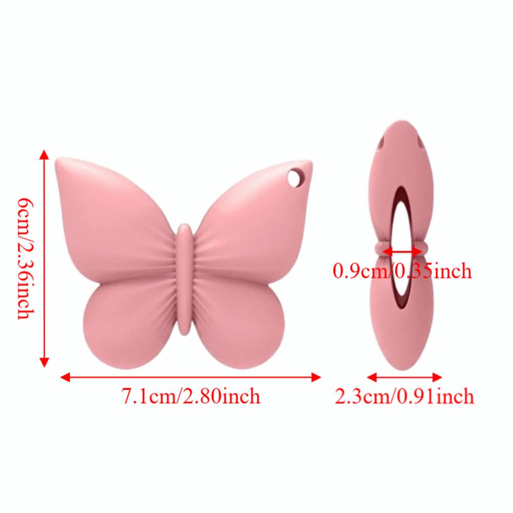 Cute Lipstick Keychain Organizer Makeup Accessory Holder Silicone Lip Gloss Holder Cosmetic Bag