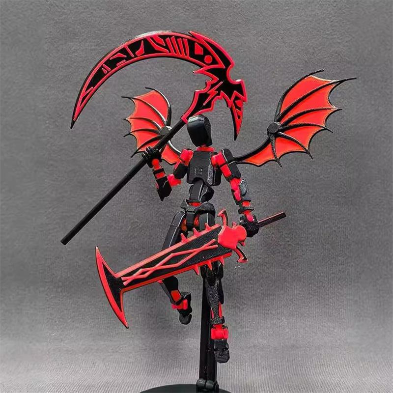 Desktop Decoration 3D Printed Robot Action Figure Shapeshift Robot Multi-Jointed Movable Robot Action Figures