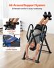 VEVOR Inversion Table, 136 Kg Capacity Heavy Duty Back Inverter Stretcher, Inverted Table with Dual-Roller Locking