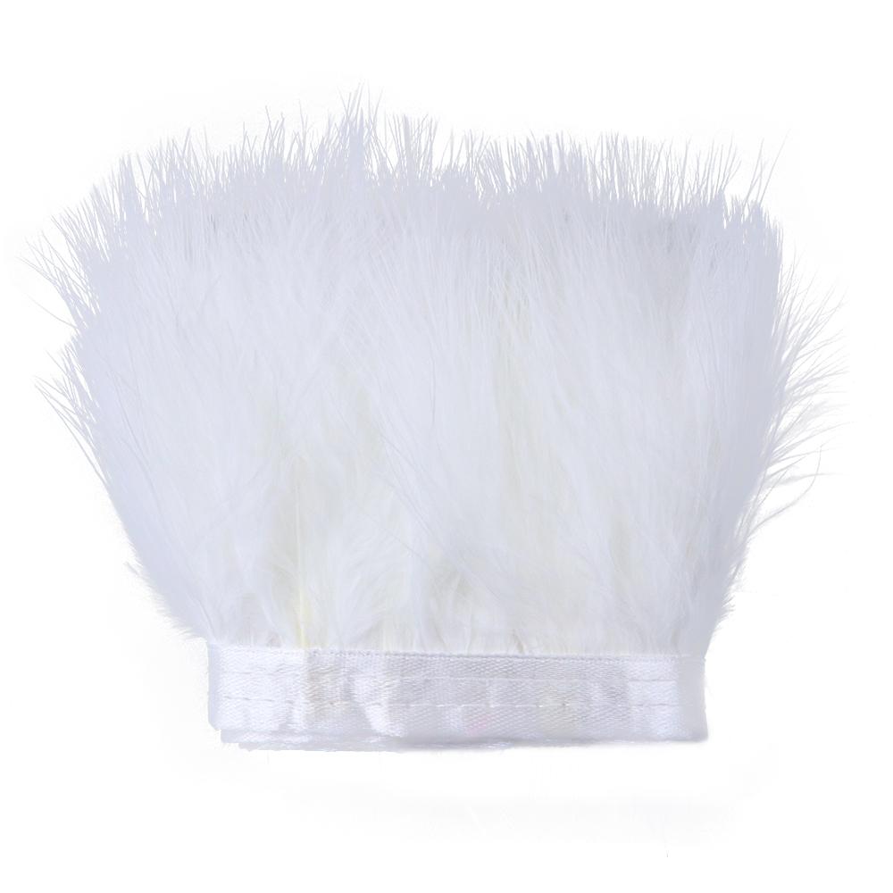 

10 Meters Fluffy Soft Turkey Feathers Trim Fringe Dyed Colorful Ribbon Dress Clothing Sewing Accessories Decoration Plume Crafts 5M світло-фіолетового кольору
