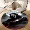 Ghostface,Bloody Knife Chair Mat Round Rug Office Carpet, Machine Washable, Non Slip, Suitable for Living Rooms, Bedrooms